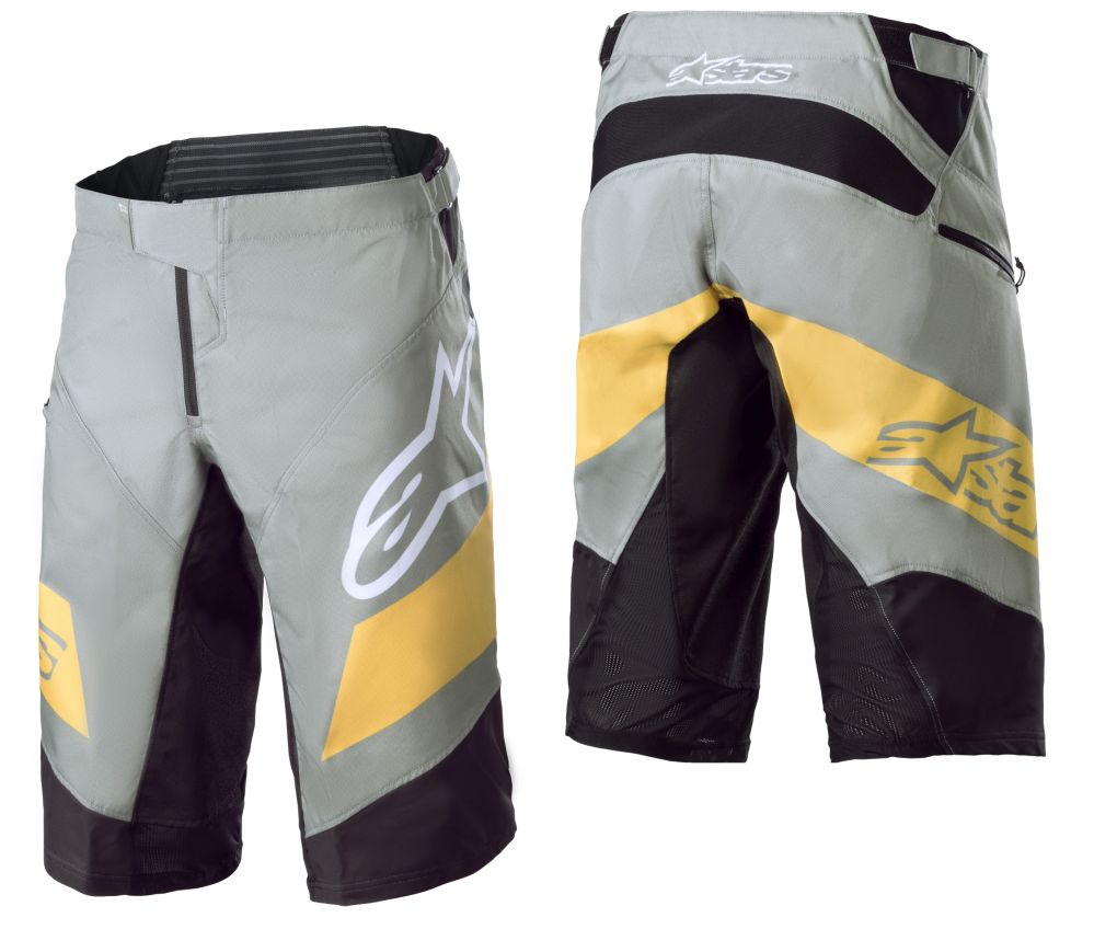 Alpinestars Racer kraťasy - Green Steel/Sulphur Yellow