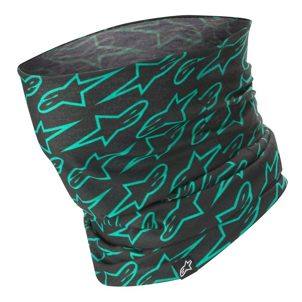 Alpinestars Neck Tube Black TEAL - lehký nákrčník