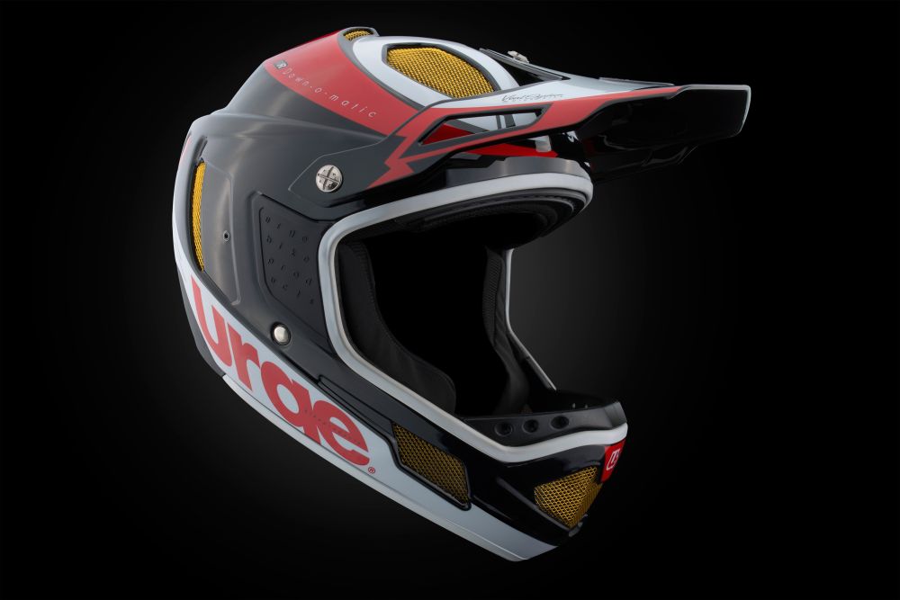 URGE Down-O-Matic RR - Black Red White helmet