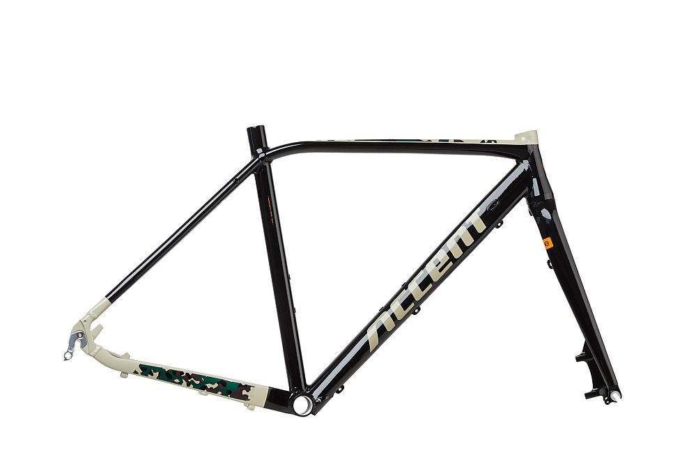 Accent Furious Gravel Gravel frameset - Army Camo - size XS