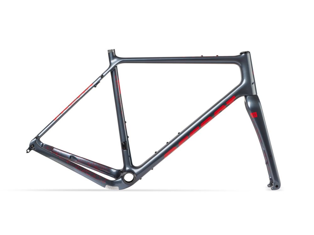 Accent Freak Carbon Gravel frameset - Size XS Grey Red