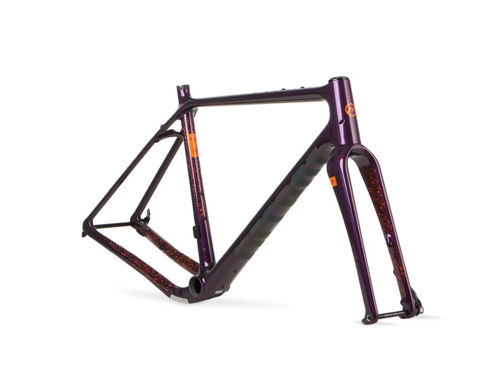 Accent Freak Carbon Gravel frameset - Size S Ultraviolet