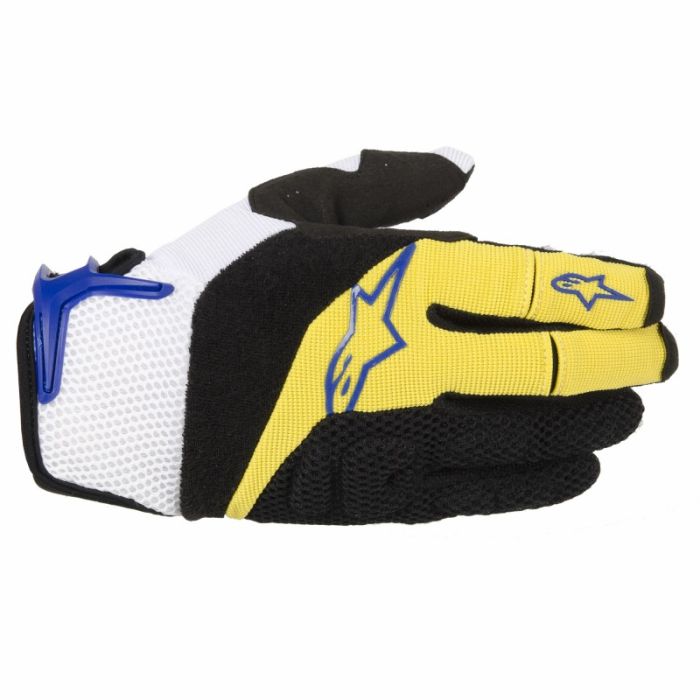 Alpinestars MOAB gloves Yellow Blue