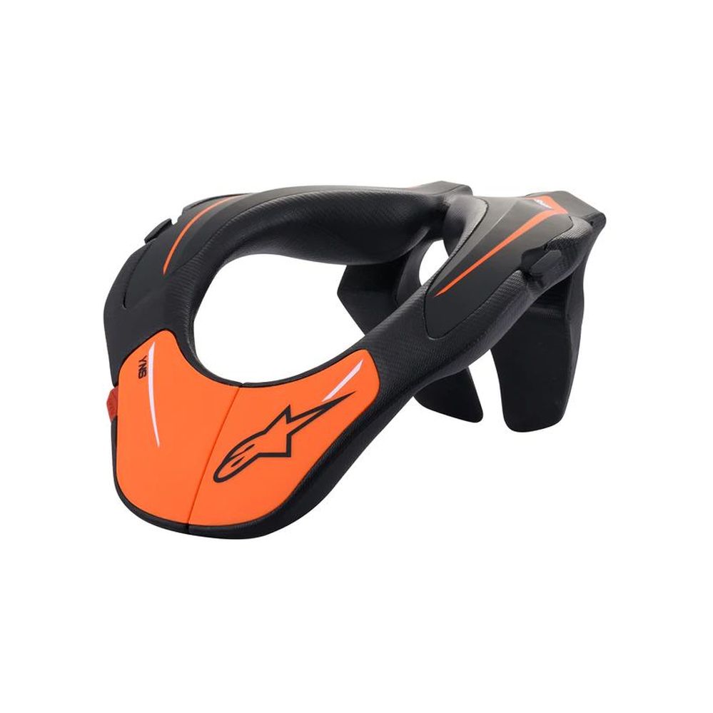 Alpinestars Youth Neck Support (včetně pásků X-strap) Oranžová