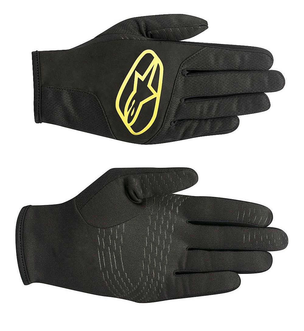 Alpinestars Cirrus rukavice teplé softshell - Black Acid Yellow