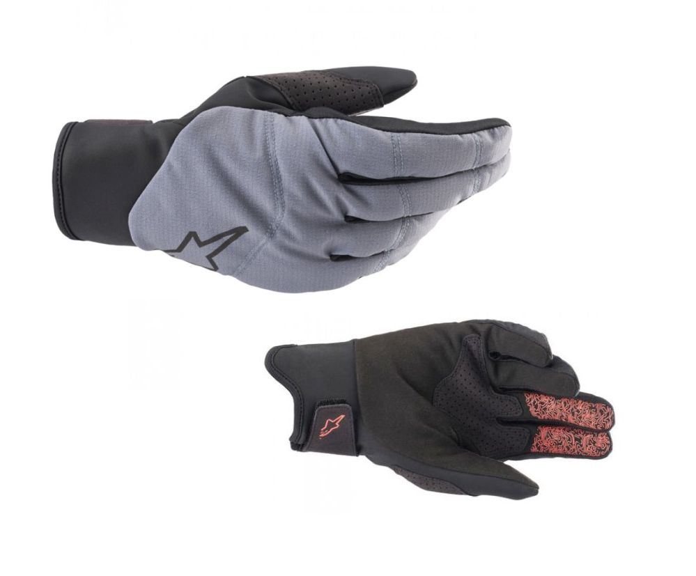 Alpinestars Denali 2 gloves - Grisaille Black Coral Fluo