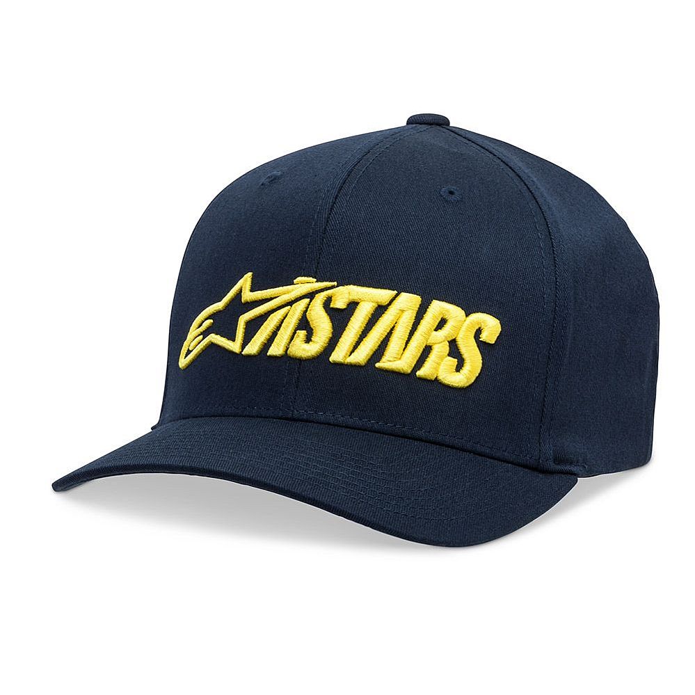 Alpinestars Angle Blaze hat Flexfit Navy / Yellow