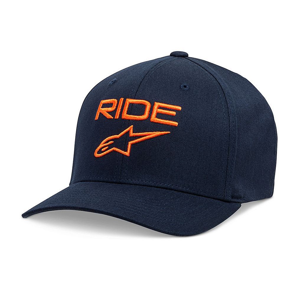 Alpinestars Ride 2.0 Curve hat Flexfit Navy /Orange
