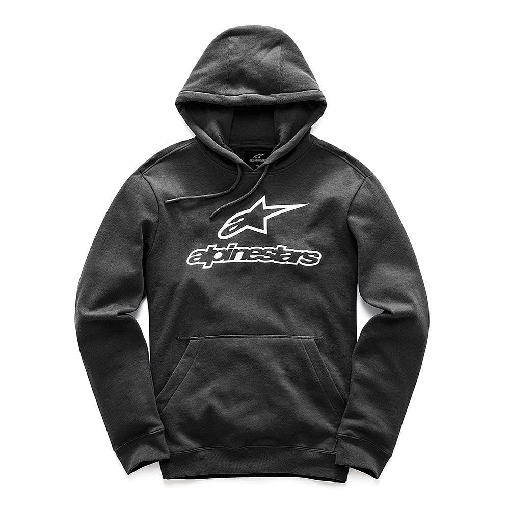 Alpinestars ALWAYS Fleece mikina Black s kapucí - vel. XL