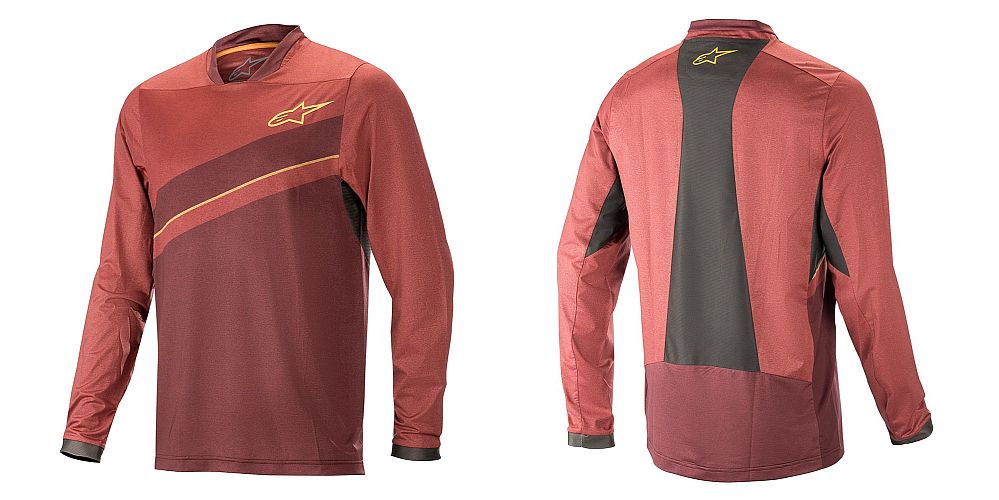 Alpinestars ALPS 8.0 L/S Jersey Burgundy Maroon