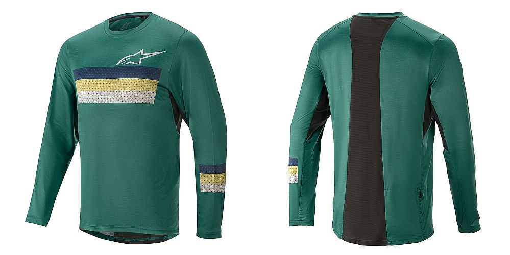 Alpinestars ALPS 6.0 L/S dres Melange Emerald Blue Celery