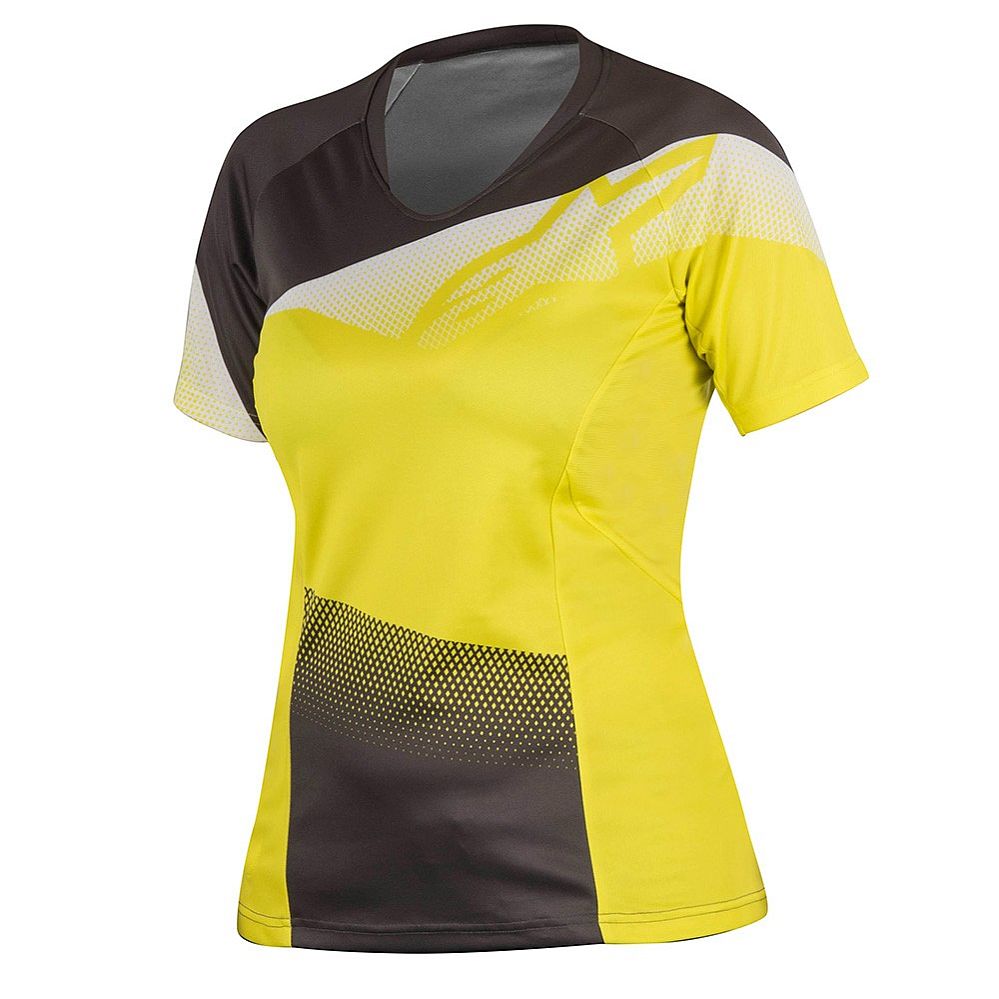 Alpinestars Stella Mesa S/S dres dámský Acid Yellow Dark Shadow