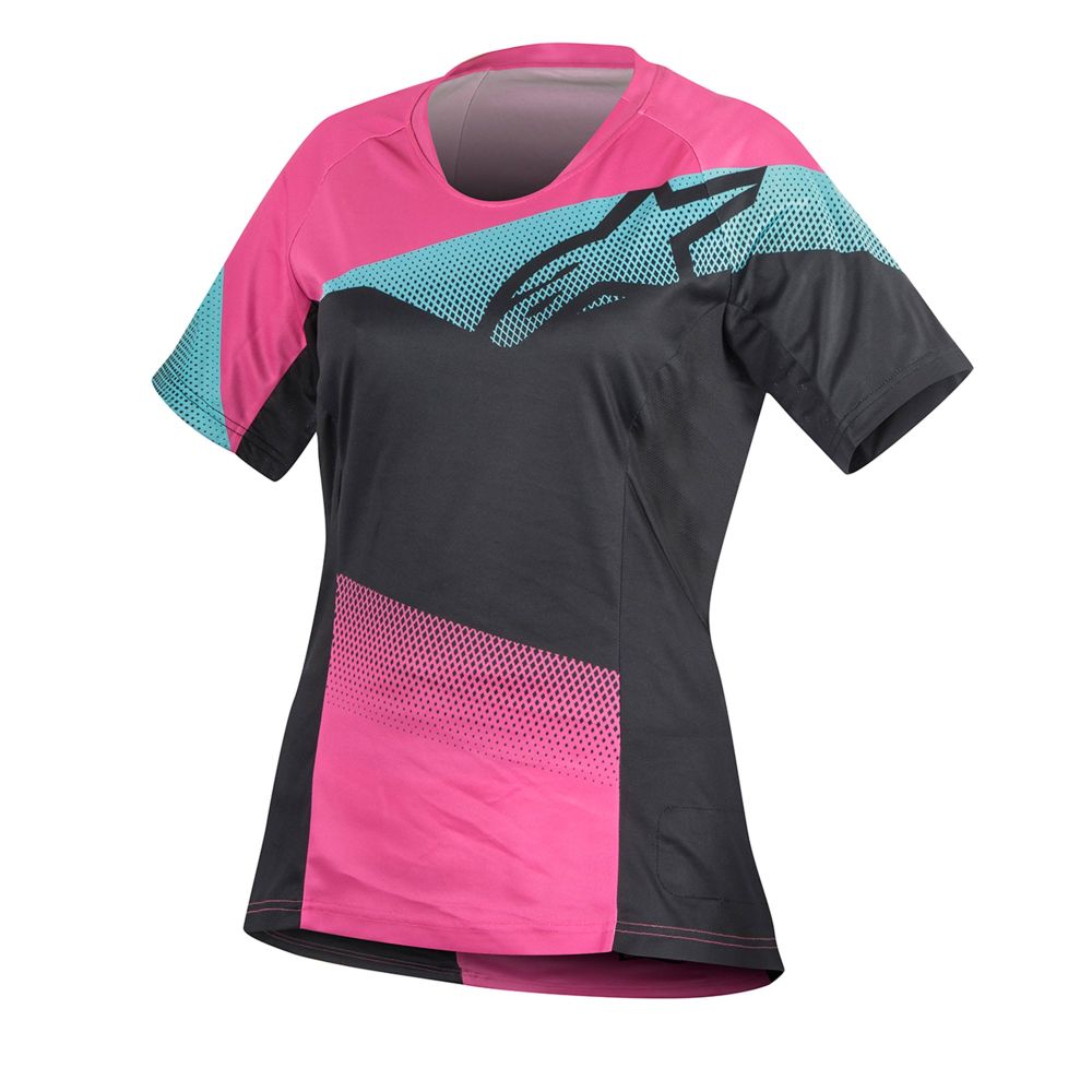 Alpinestars Stella Mesa S/S Jersey Women Black Raspberry Rose