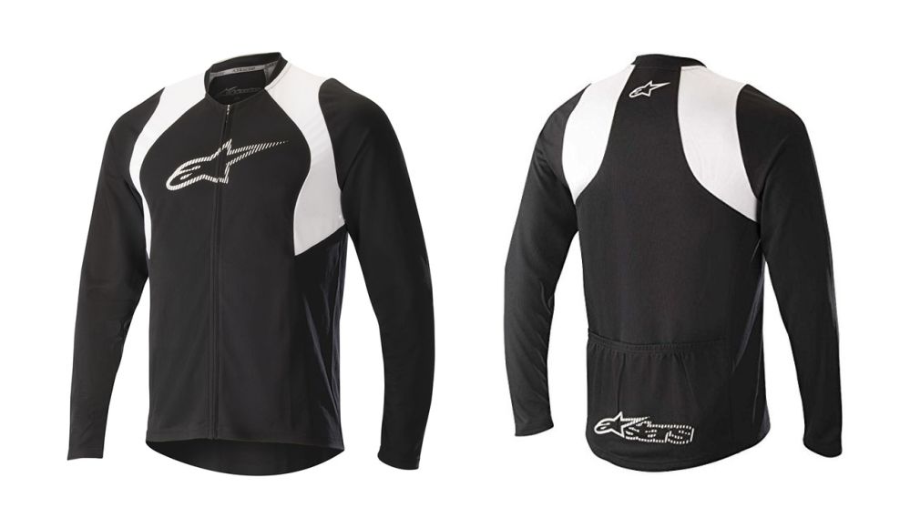 Alpinestars Drop 2 FULL ZIP Jersey dres Black White