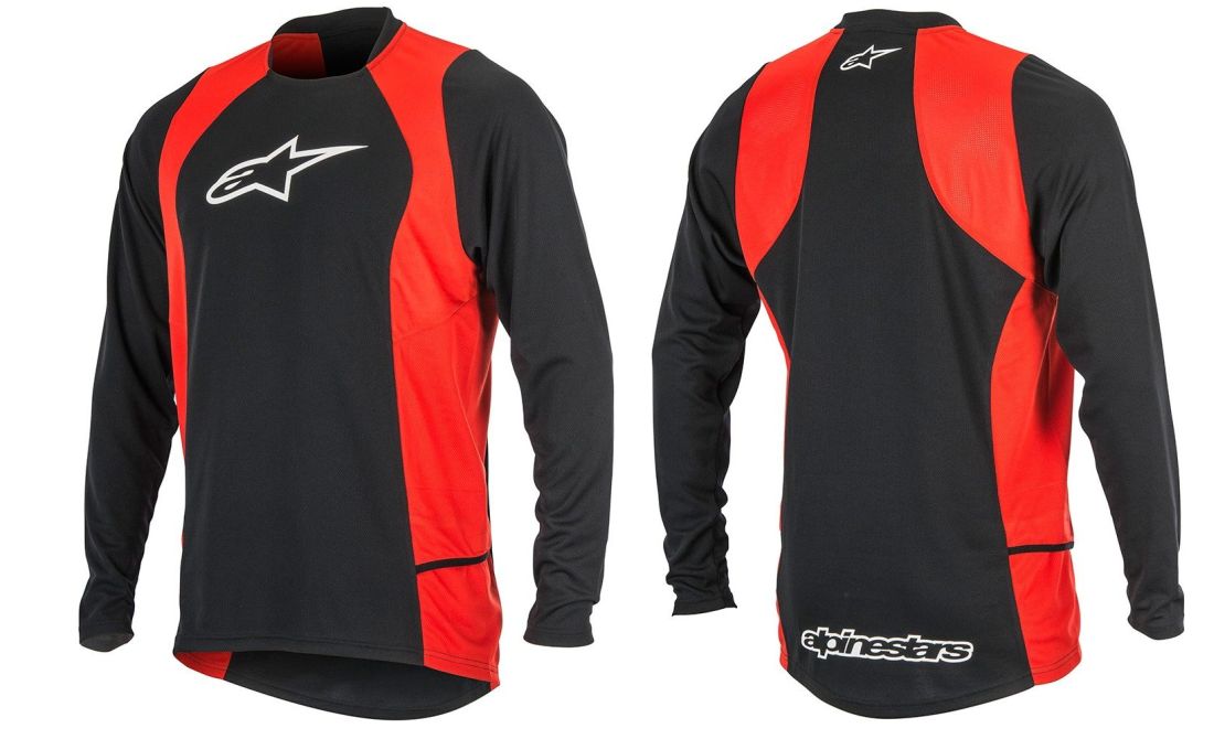 Alpinestars Drop 2 L/S Jersey dres Black Red