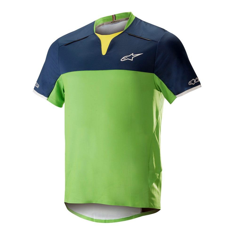 Alpinestars Drop PRO S/S Jersey Poseidon Blue Summer Green