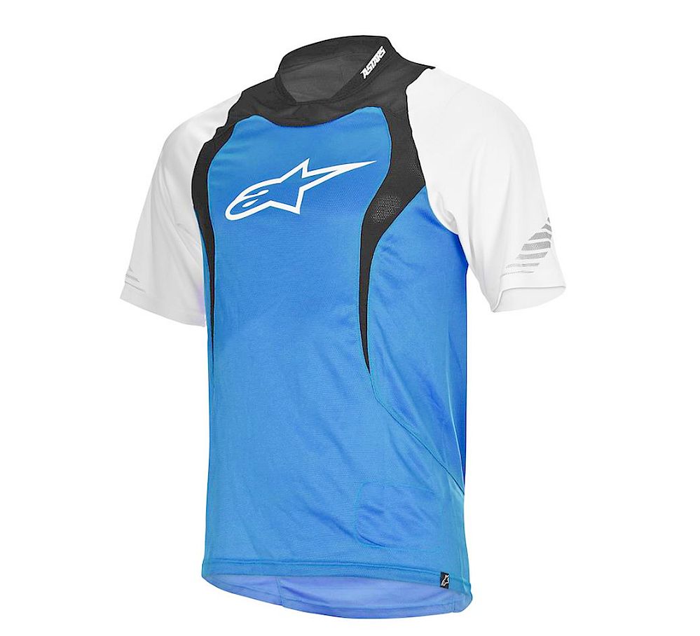 Alpinestars Drop S/S Jersey dres Electric Blue/White