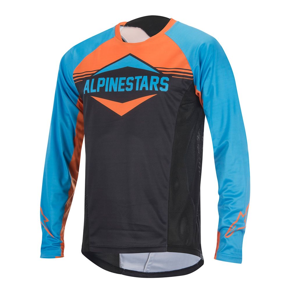 Alpinestars Mesa LS Jersey Bright Blue Bright Orange