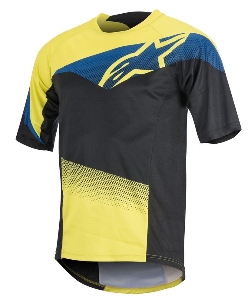 Alpinestars Mesa S/S Jersey dres Acid Yellow Royal Blue