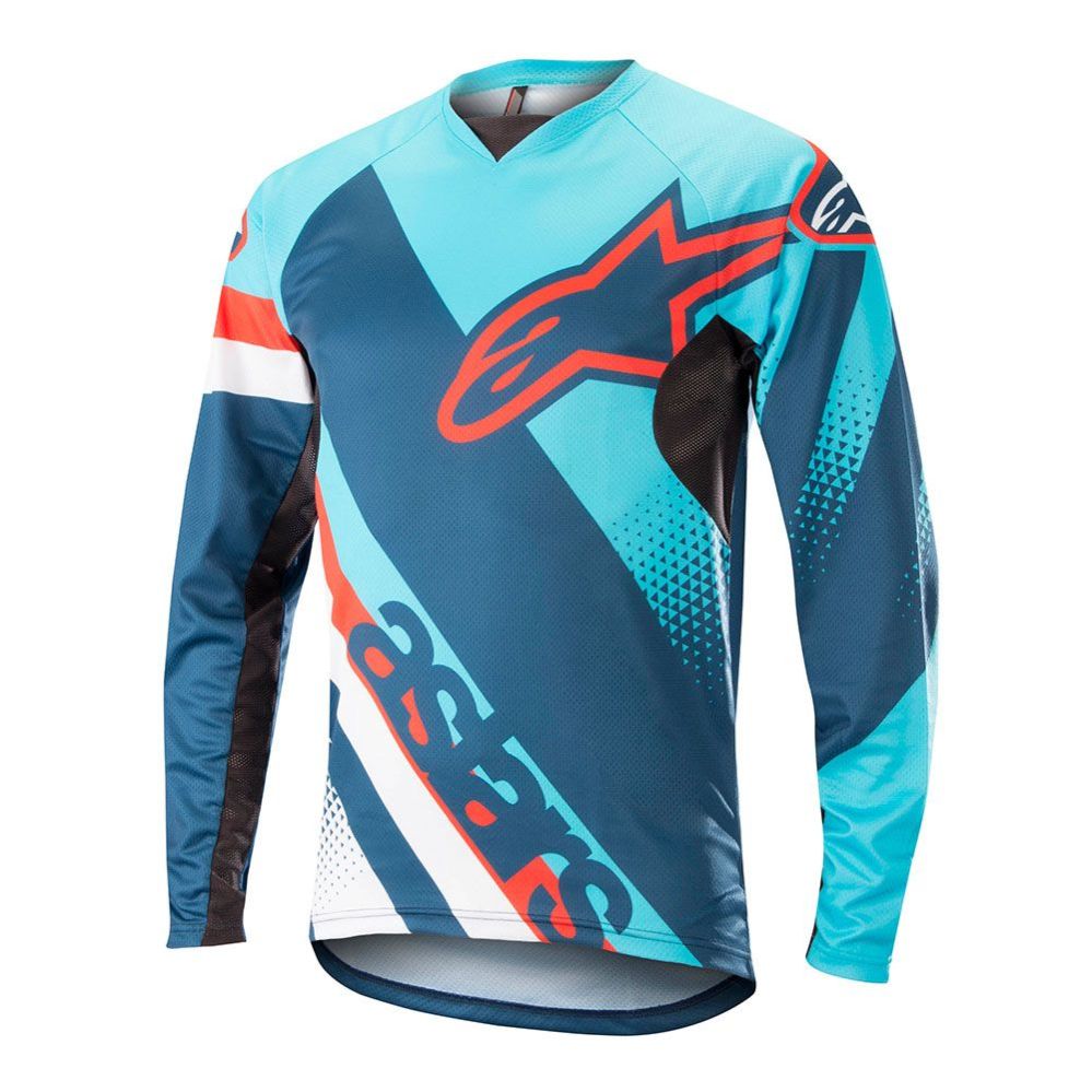 Alpinestars Racer L/S YOUTH Jersey - dětský - Atoll Blue Pos. Bl
