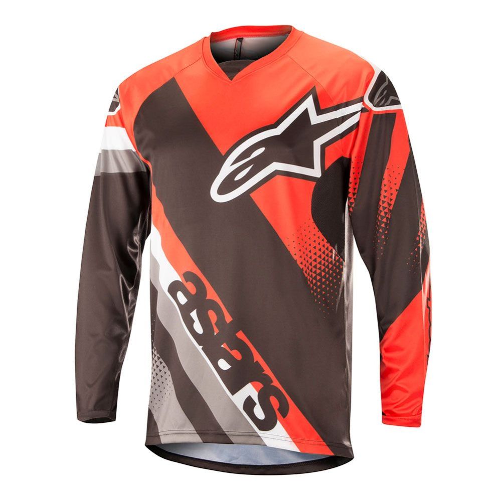 Alpinestars Racer L/S Jersey - dres - Red Black