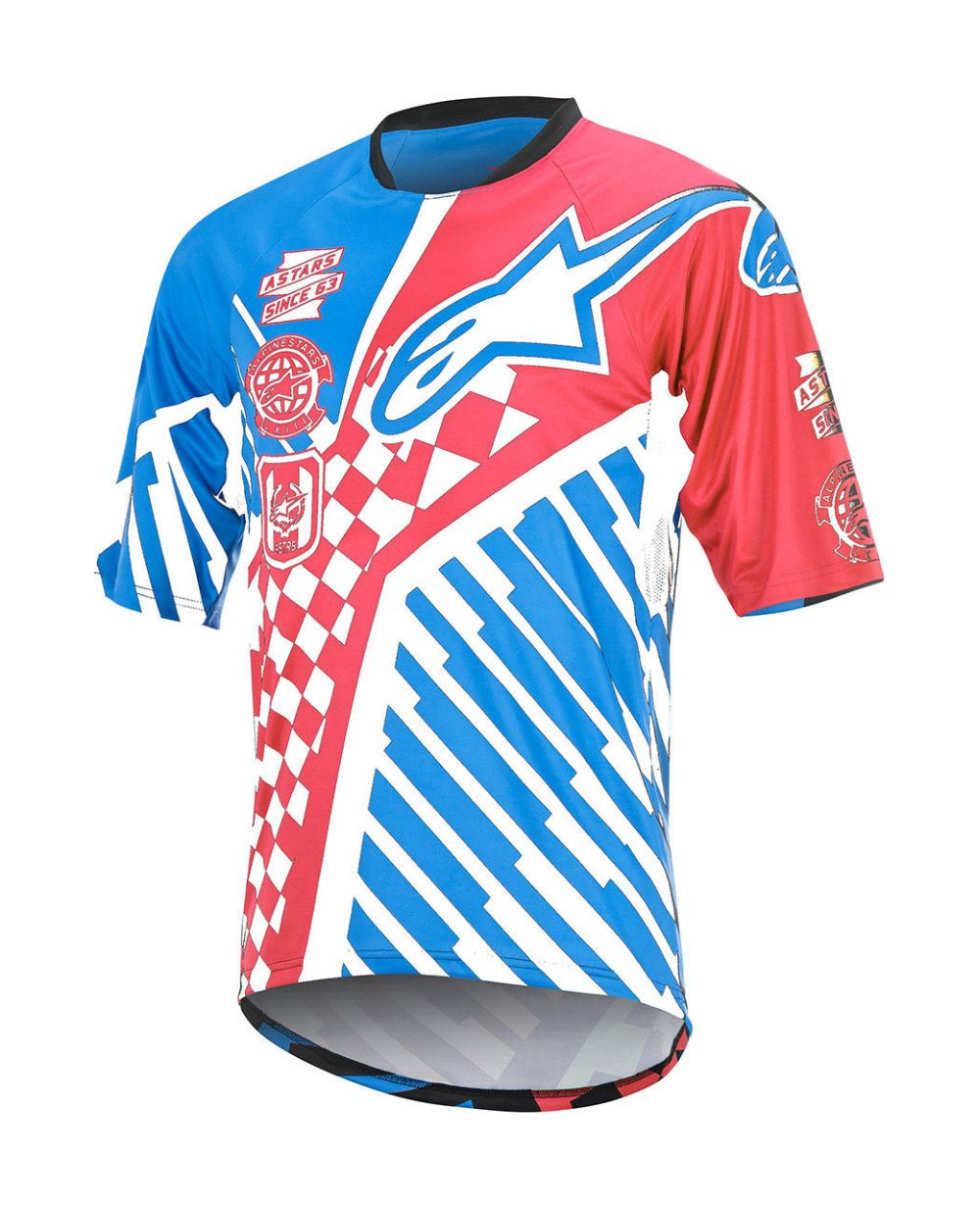 Alpinestars Sight Speedster S/S Jersey Red/Bright Blue