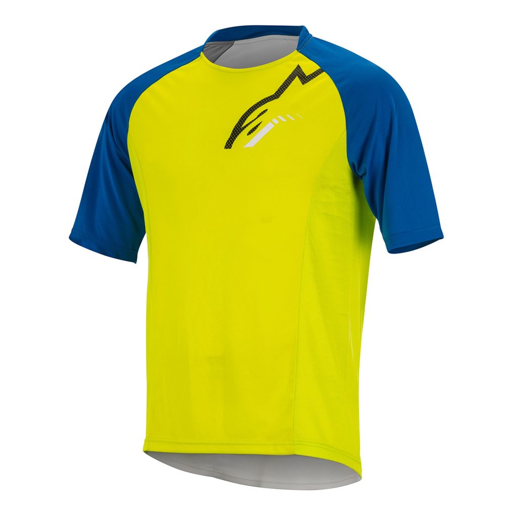 Alpinestars Trailstar SS Jersey dres - Lime Royal Blue vel. L