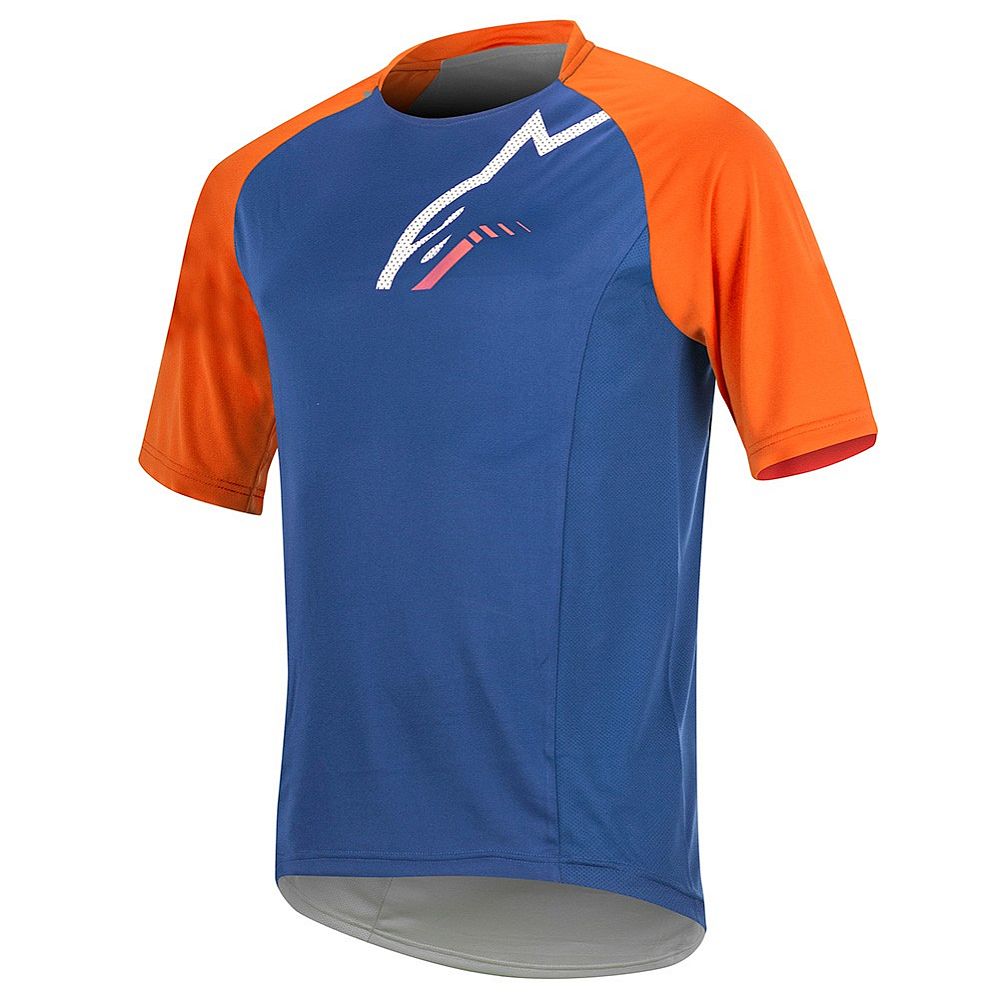 Alpinestars Trailstar SS Jersey dres - Royal Blue B. Orange L