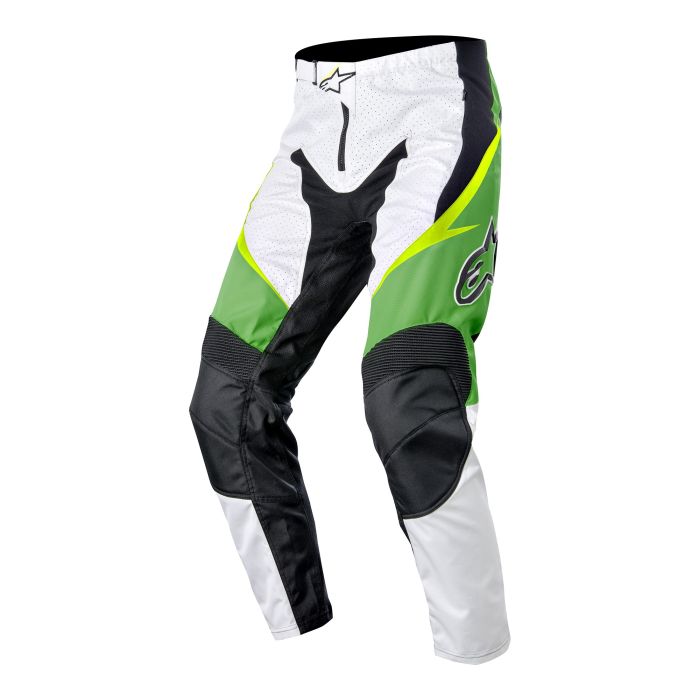 Alpinestars Sight Pants White/Green/Lime kalhoty - velikost 32