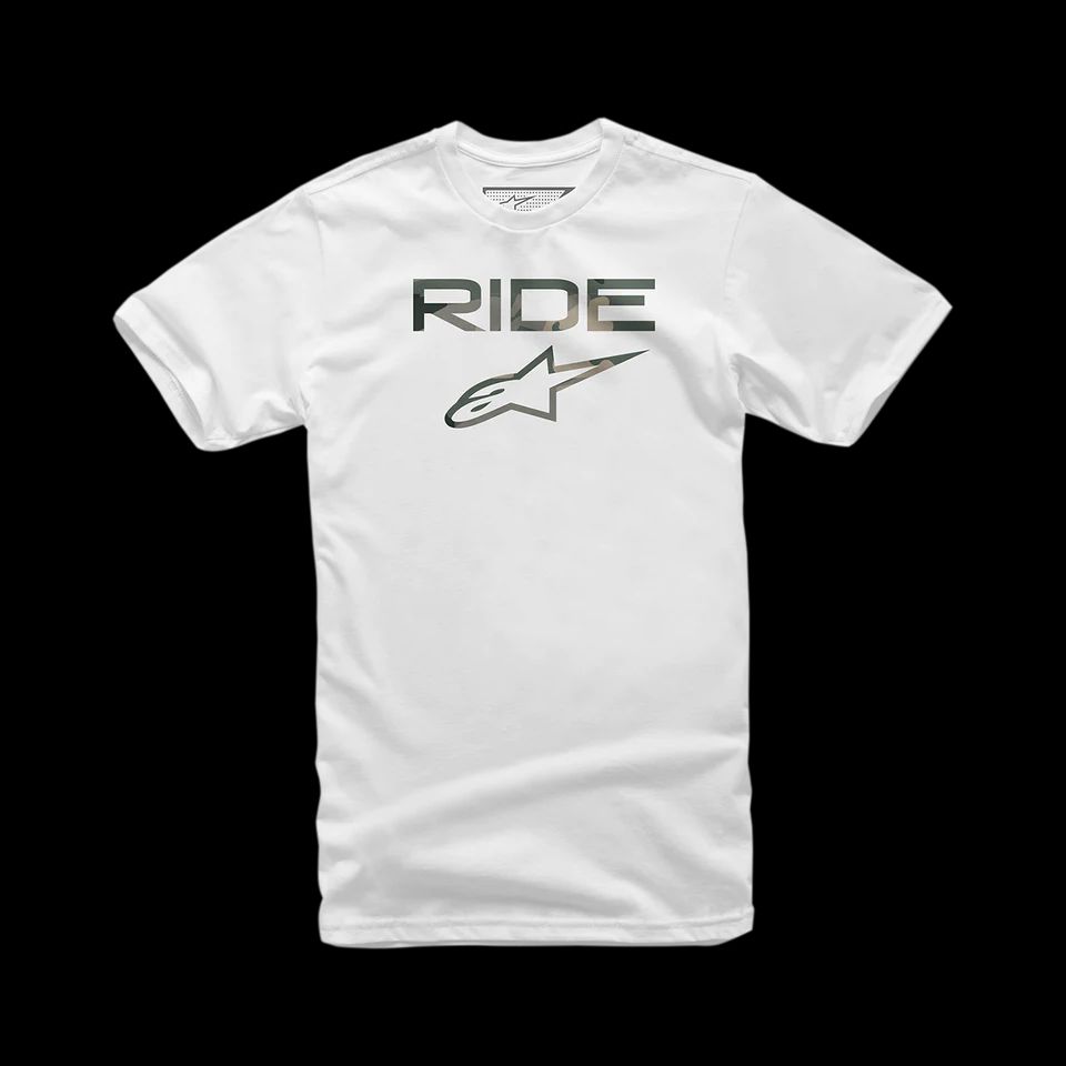 Alpinestars T-shirt Ride 2.0 - Camo/White