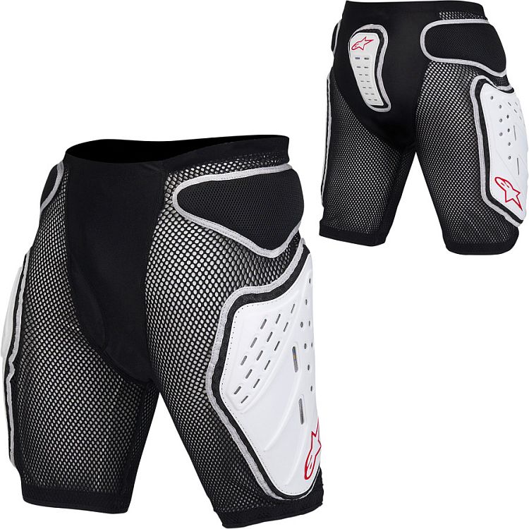 Alpinestars Bionic Shorts white - ochranné kraťasy vel. S