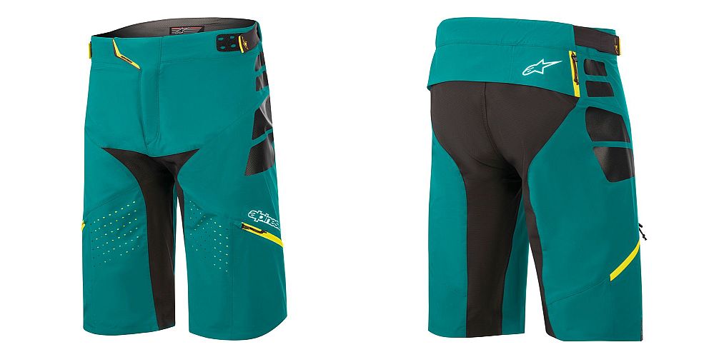 Alpinestars Drop PRO Shorts Emerald Atlantic/Celery