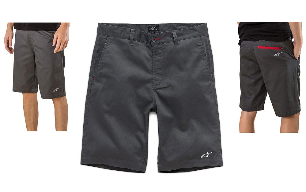 Alpinestars Telemetric Chino Shorts Dark Charcoal