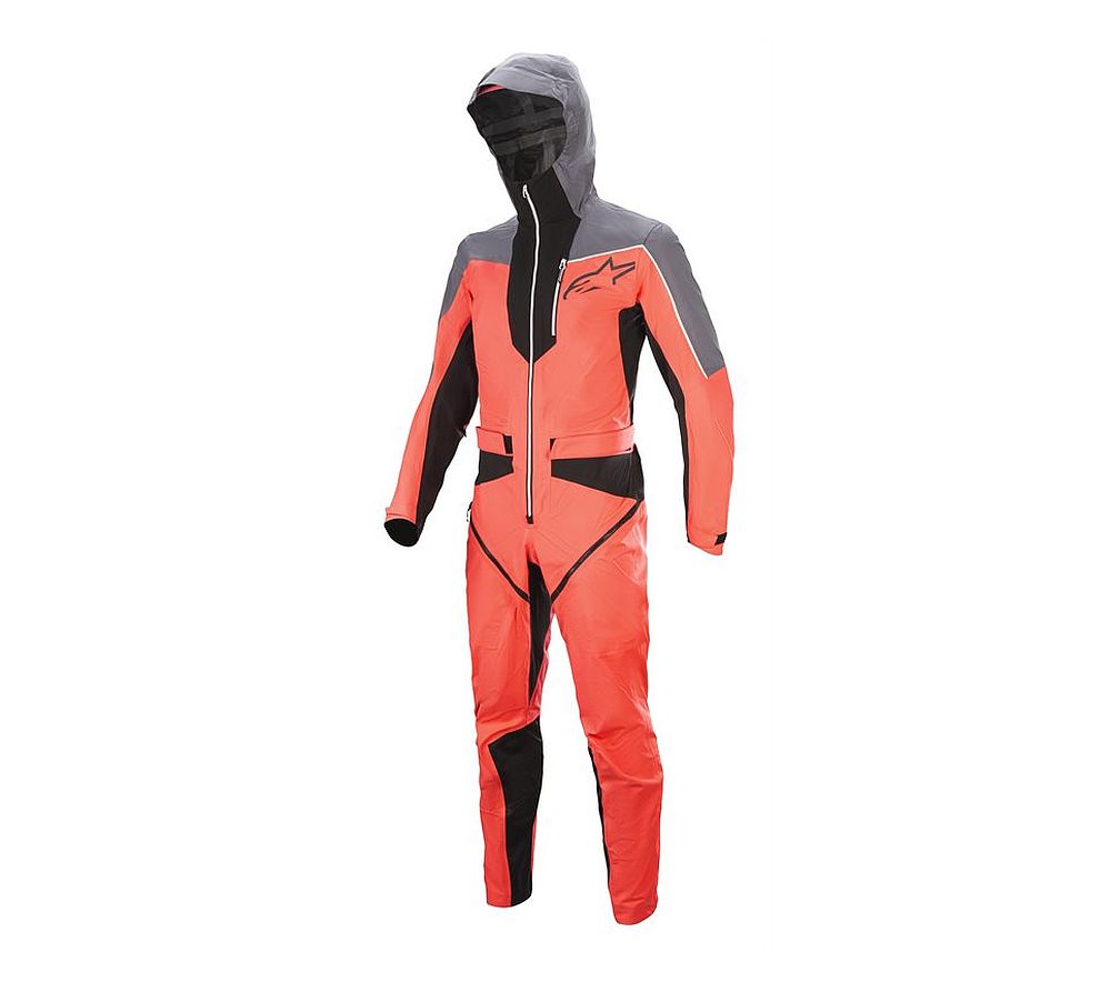 Alpinestars Tahoe Waterproof SUIT kombinéza Coral Fluo Grisaille