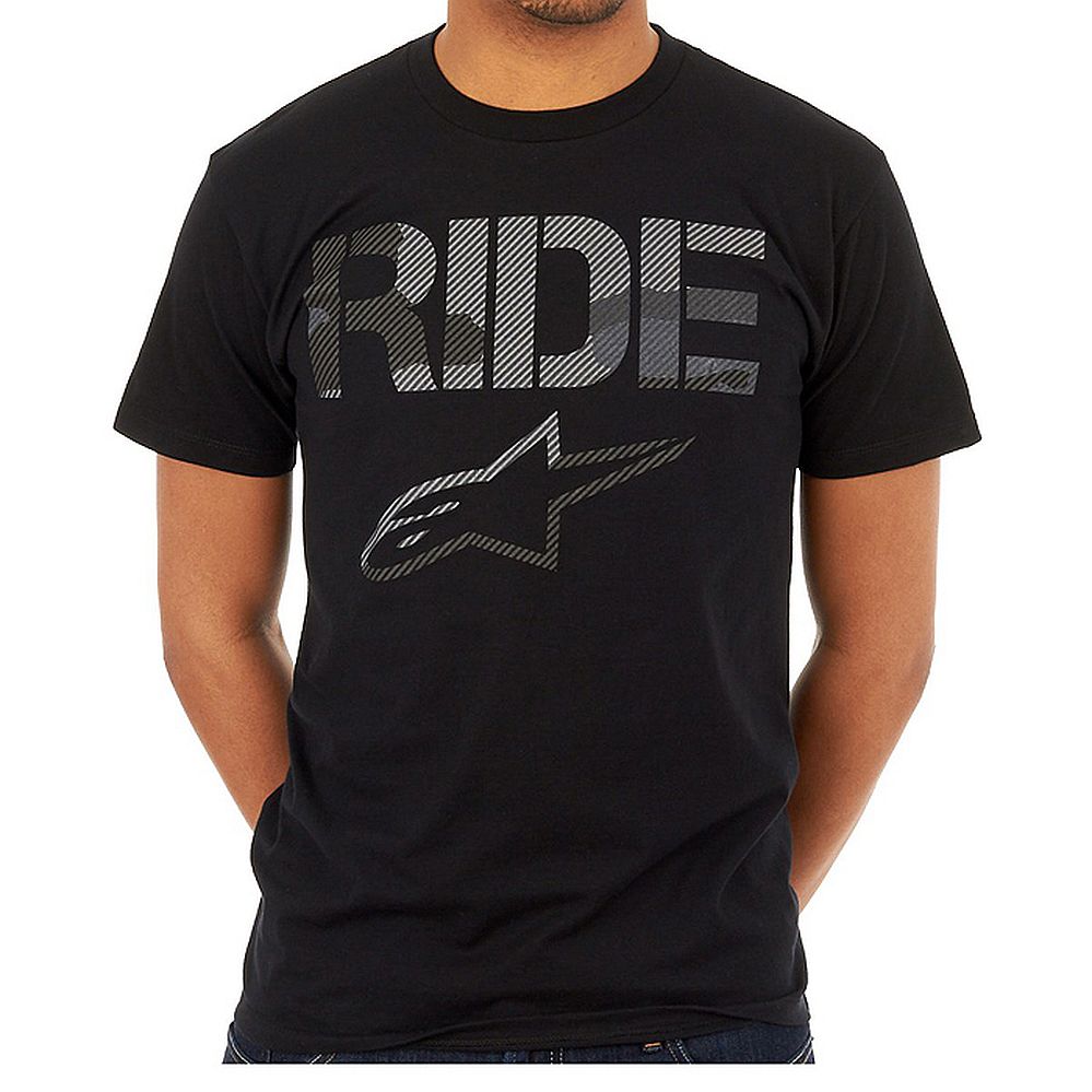 Alpinestars T-shirt Ride Stealth Black - size XL