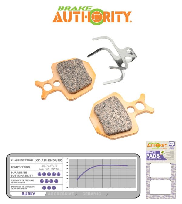 Brake Authority Burly - Formula ORO brake pads