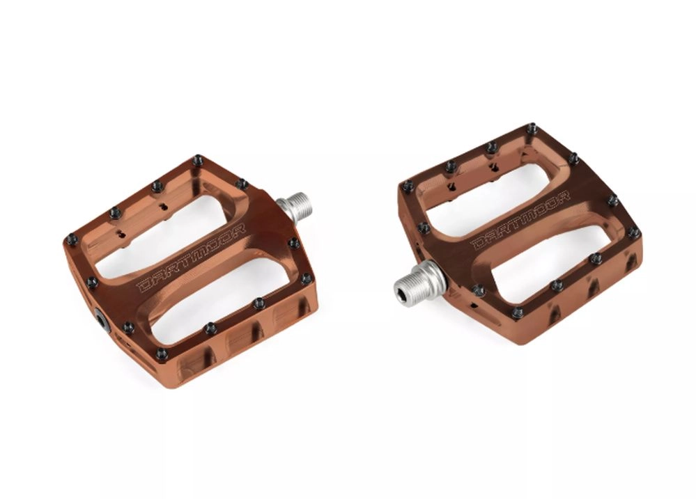 Dartmoor THUNDER Alu CNC pedály - Choco