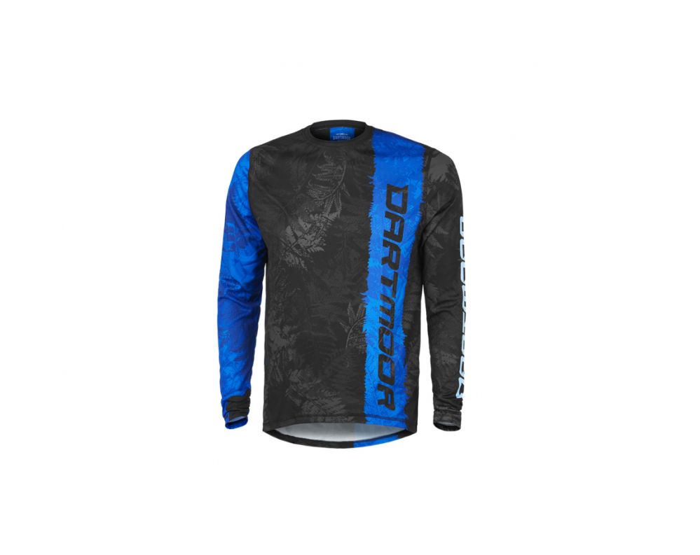 Dartmoor Ferns Tech dres - dlouhé rukávy - Black/blue