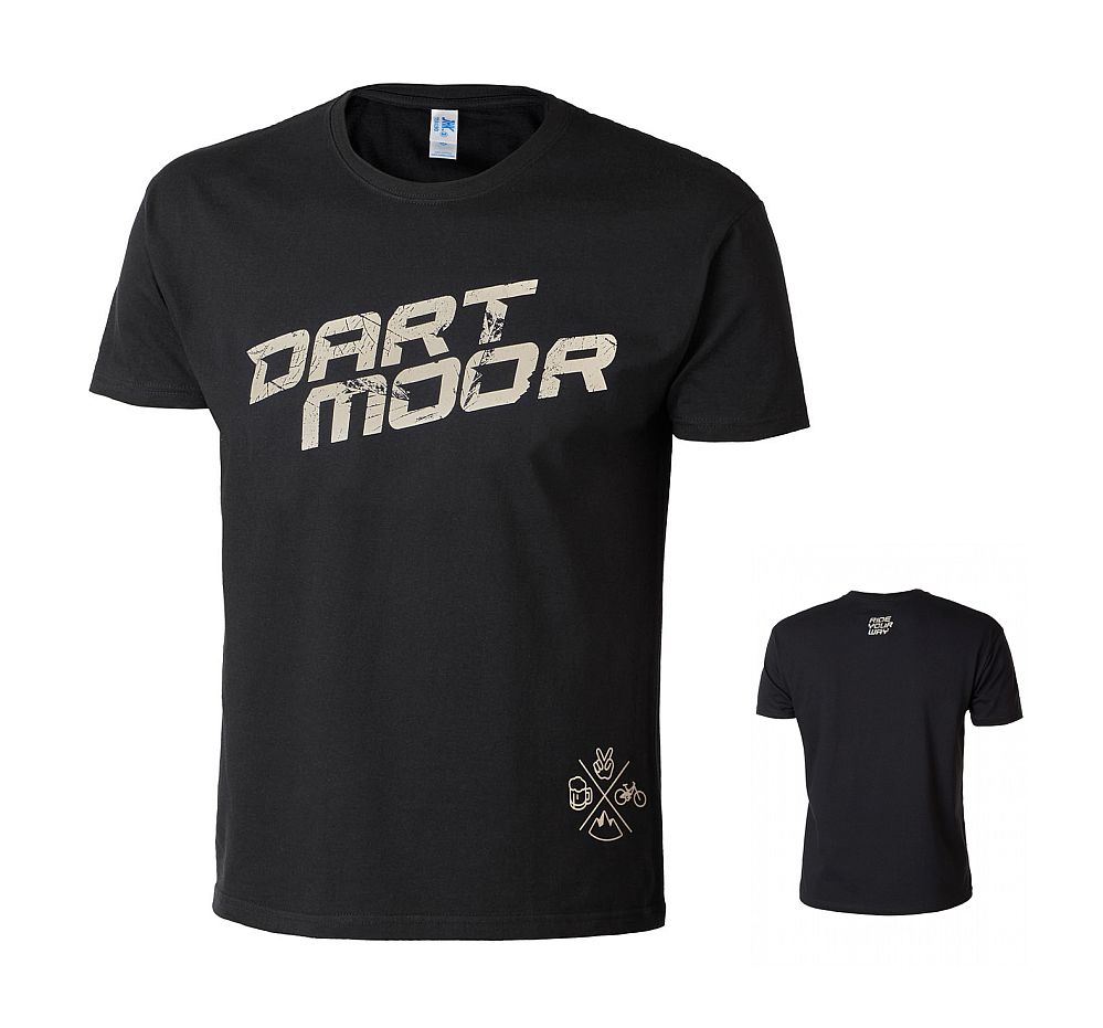 Dartmoor T-shirt LEAF - Black
