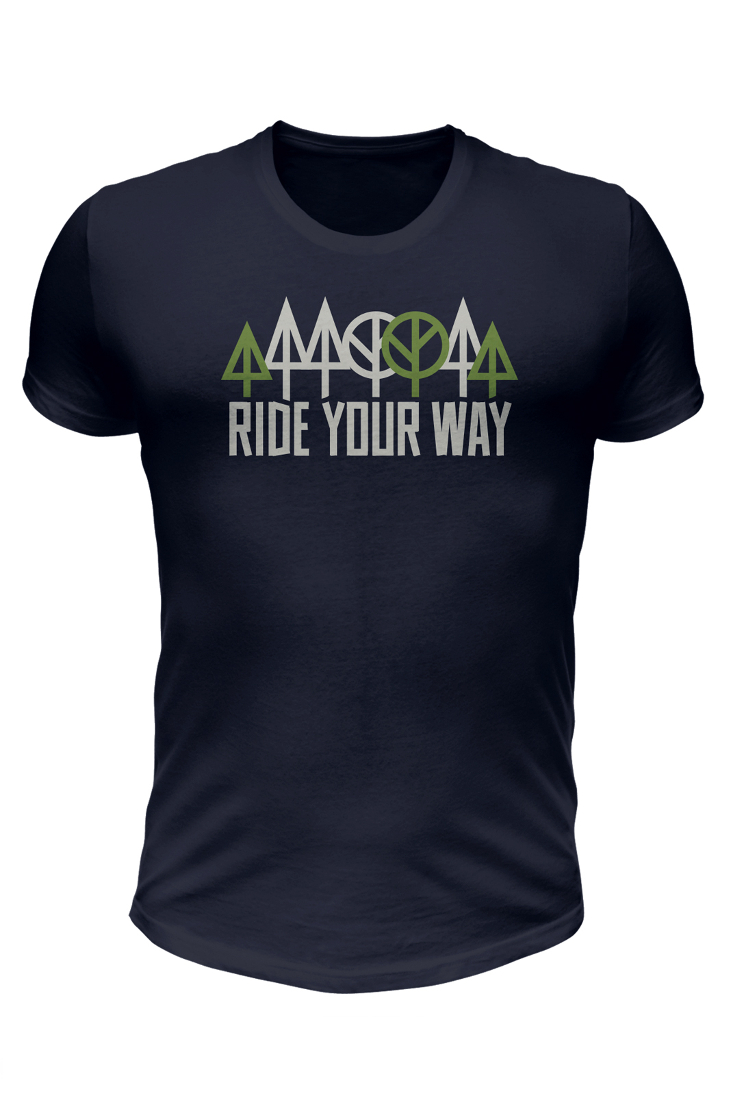 Dartmoor tričko Ride Your Way - graphite - velikost M