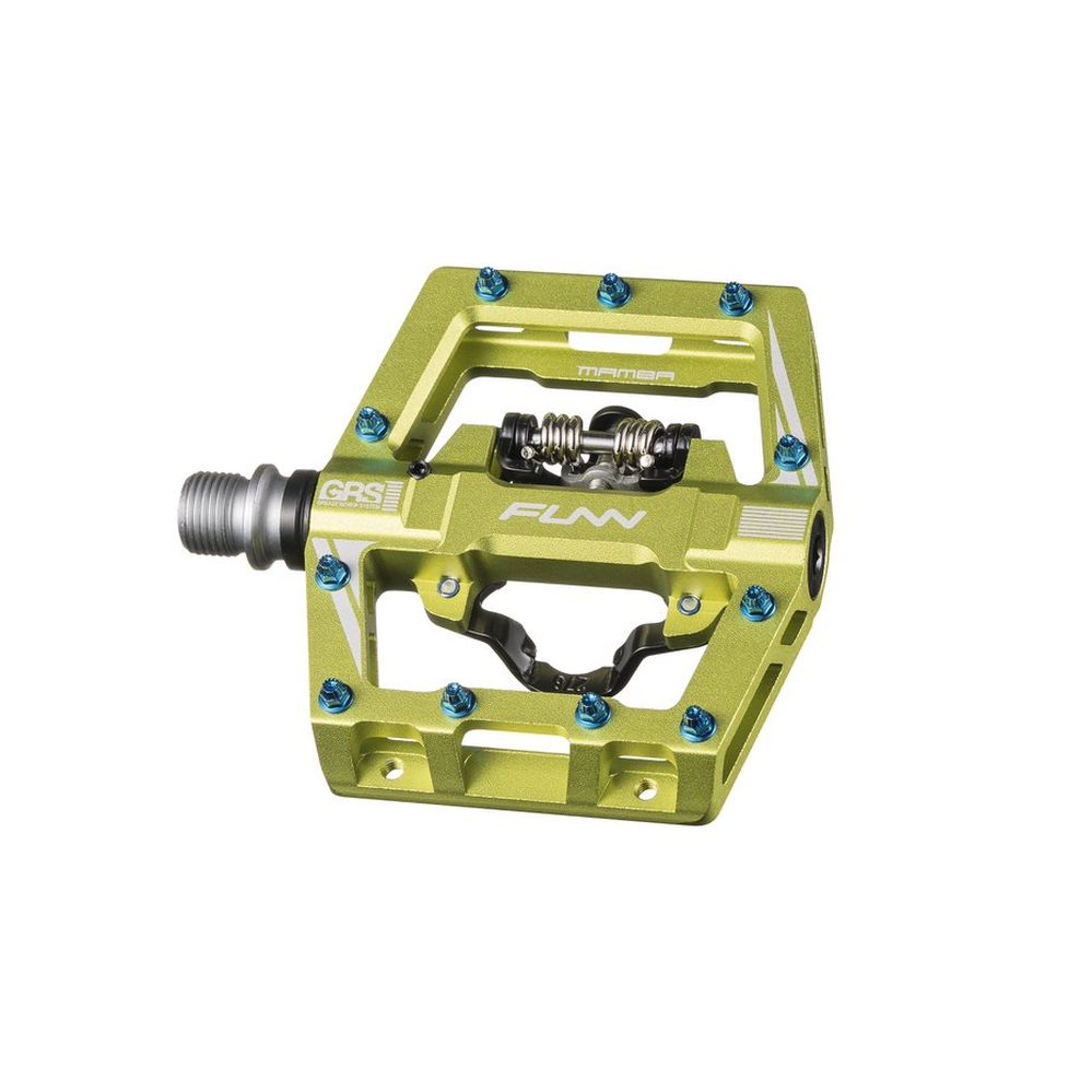 FUNN Mamba S (small) Single side SPD - GRS pedals green