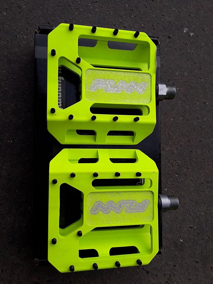 FUNN Soljam Viper pedals - Lime