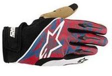 Alpinestars Gravity white red blue gloves size M