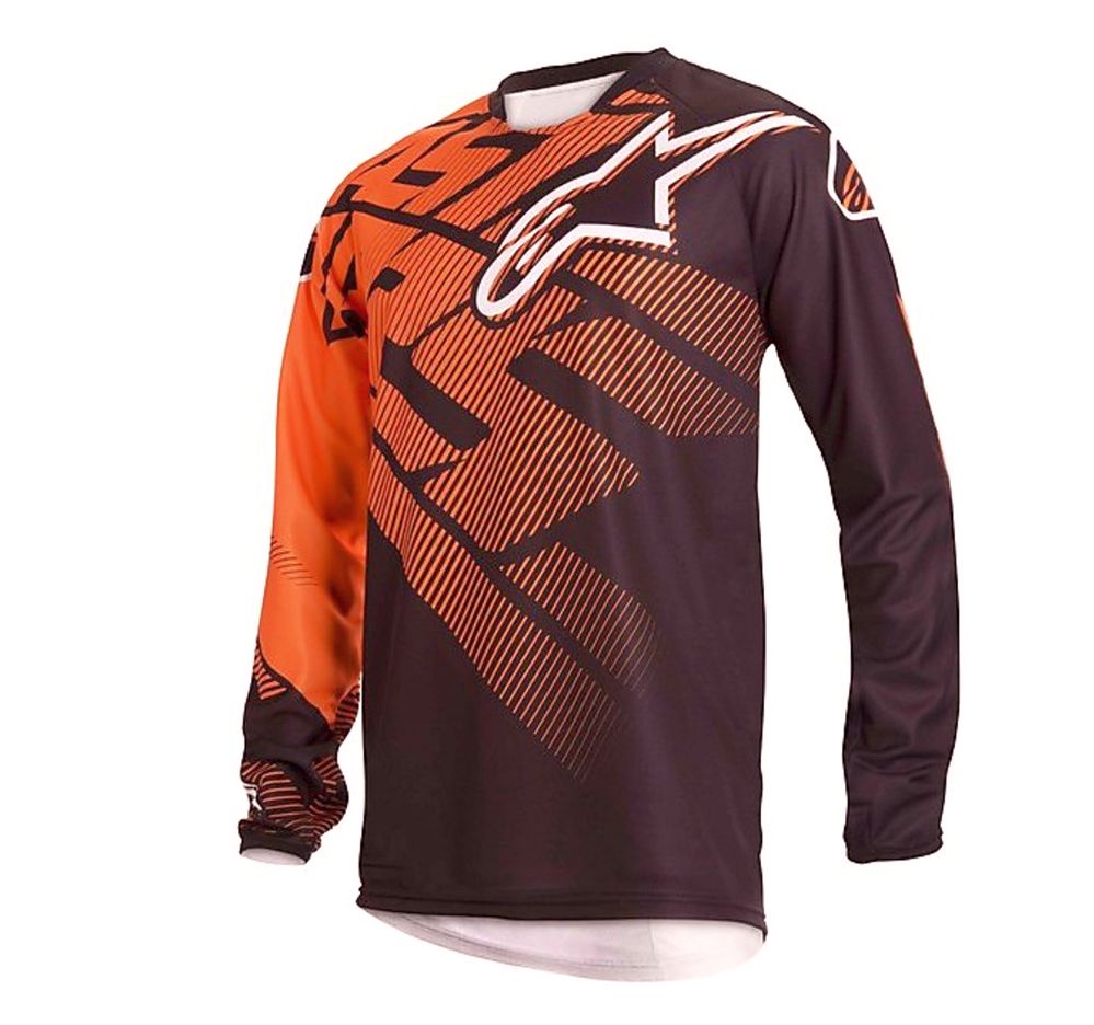 Alpinestars Racer L/S Jersey - dres - Orange Black