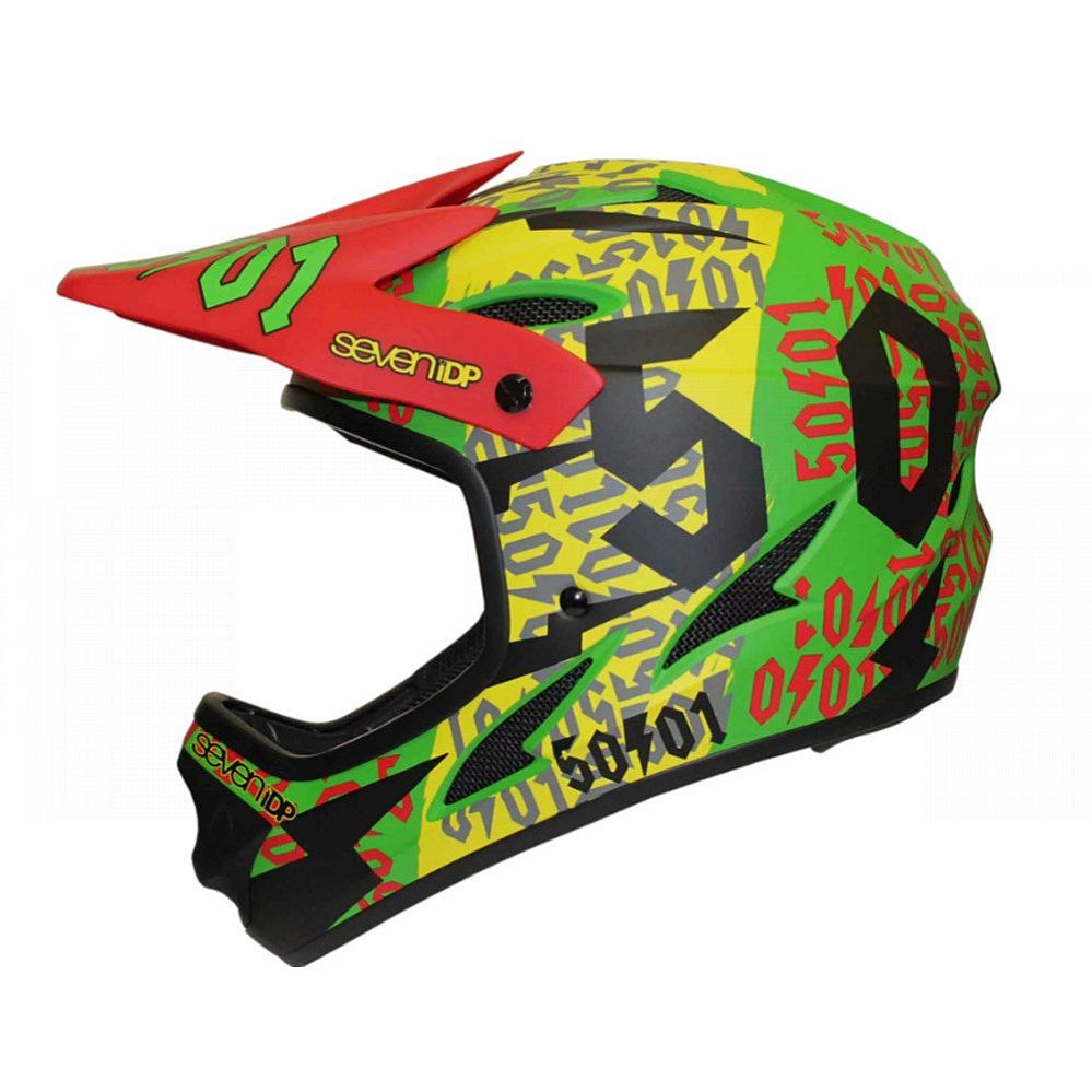 7idp - SEVEN helmet M1 50:01 Rasta (26) - size L